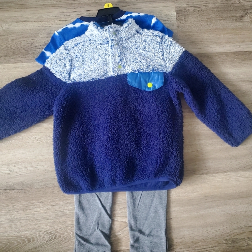 Boys 3 piece Sherpa set